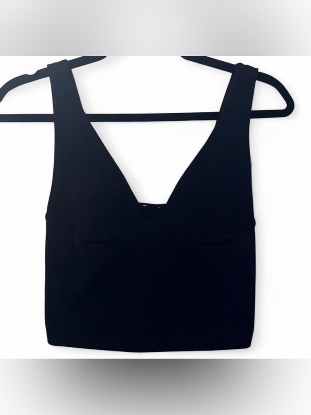 Garage Black Deep V Tank Top size S